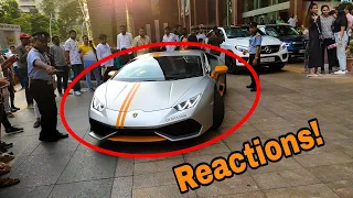 2 Lambos Pulls Up at Shopping Mall | INDIA | Epic Public REACTIONS | Bangalore