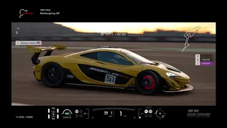 Gran Turismo Sport: McLaren P1 GTR 3-lap Test at Nurburgring GP