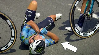 How Mark Cavendish Crashed Out of the Tour de France 2023 Stage 8