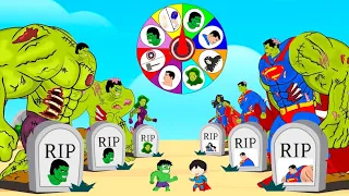 Evolution Of HULK ZOMBIE vs Evolution Of SUPER-MAN : Returning from the Dead| Super Heroes Animation