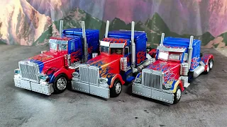 Transformers Three Leader Class Optimus Prime stop motion.Masterpiece Movie 04 op.變形金剛電影版擎天柱柯博文定格動畫