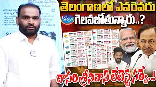 తెలంగాణలో ఎవరెవరు గెలవబోతున్నారు …? దాసరి శ్రీనివాస్ లేటెస్ట్ సర్వే | MP Election Survey | Kaloji TV