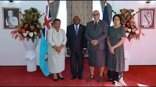Fijian President received courtesy call from the Governor-General of the Solomons Islands