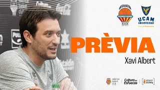 🎤 DECLARACIONES | Xavi Albert pre P3 Cuartos Liga Endesa vs UCAM Murcia | Valencia Basket