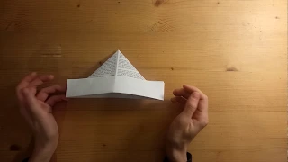 How to fold a paper cap