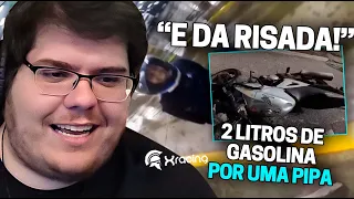 CASIMIRO REAGE: QUEDAS DE MOTO (EP. 125) UM BELO TUTORIAL | Cortes do Casimito