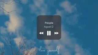 AGUST D - People || 1 hour