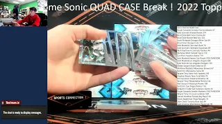 PART 1 !! 2022 Topps Chrome Sonic Quad Case Break PYT