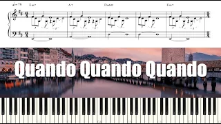 Quando Quando Quando (Our Blues OST) - Winterplay ver. | Piano Tutorial | Sheet Music