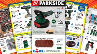 Catalogue LIDL du 23 au 29 août 2023 🟡🔵 Arrivage Bricolage PARKSIDE 🛠