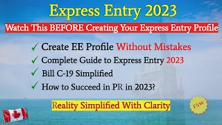 How to Create Express Entry Profile 2023 | A Complete Guide to Express Entry 2023 #expressentry2023