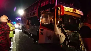 2 Killed, 7 Badly Hurt In Express Bus Crash