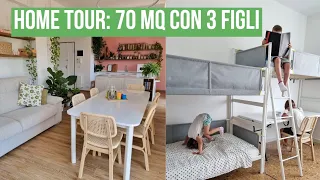 HOME TOUR: 70 MQ CON 3 FIGLI