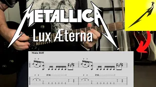 Lux Æterna - Metallica FULL Guitar Tutorial (with tabs)