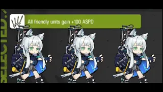 [Arknights] Rosmontis with ASPD 100 Buff