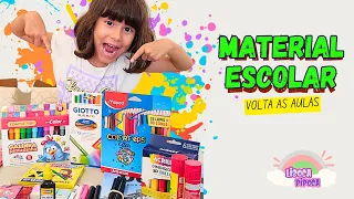 ORGANIZANDO MEU MATERIAL ESCOLAR  2024 - VOLTA ÀS AULAS