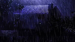 The Sound of Rain on an Old Roof Sounds of Rain and Thunder for Sleeping, No Ads