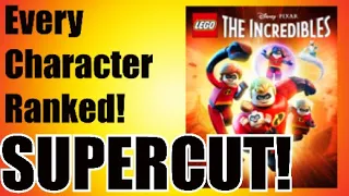LEGO Incredibles - Every Character Ranked SUPERCUT