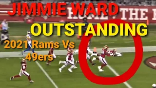 2021 Rams Vs 49ers Make Epic 27 yard Interception Q1 Touchdown Jimmie Ward!