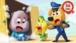 Baby was Taken by A Monster | Safety Cartoon | Safety Cartoon | Kids Cartoon | Sheriff Labrador