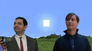 Bully & Bean play Minecraft