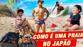 VEJA COMO É UMA PRAIA NO JAPÃO | Brasileiro No Japão | Vida no Japão