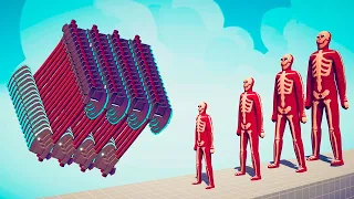 4x DIFFERENT SIZE OF TITAN vs EVERY GOD - Totally Accurate Battle Simulator TABS