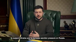 Address of President Volodymyr Zelensky at the end of the 321st day of full-scale war