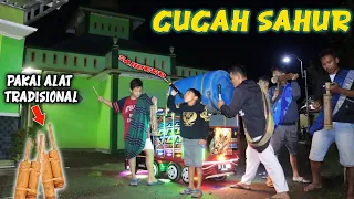 bangunin sahur pakai alat tradisional dan sekalian ngerjain dimas!!