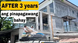 VLOG# 1345 NAKITA KO ULI ANG PINAPAGAWANG BAHAY NI CLIENT ANG LAKI NG NABAGO