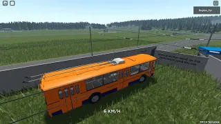 Катаюсь без штанг на троллейбусе ЗиУ 9 в TrP 2.0 (1 Апреля!)