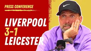 Liverpool 3-1 Leicester | Jurgen Klopp Press Conference (League Cup)