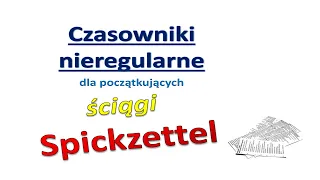 Czasowniki nieregularne - odmiana, lista i ćwiczenia - Ściąga - Niemiecki dla początkujących #13