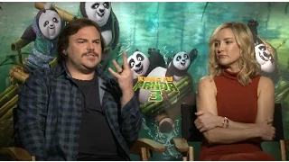 Jack Black and Kate Hudson's Uncut 'Kung Fu Panda 3' Interview