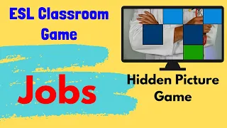 ESL Vocabulary Game | Jobs and Occupations | Hidden Picture Game