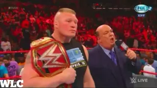 Braun Strowman Destrói Kane é Brock Lesnar : RAW - FOX SPORT - PT BR