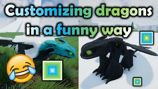 Customizing dragons in a funny way - Dragons of the Edge