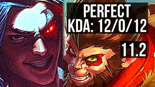 KAYN vs WUKONG (JUNGLE) | 12/0/12, 71% winrate, Legendary | BR Master | v11.2