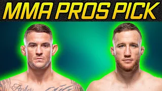 MMA Pros Pick ✅ Dustin Poirier vs. Justin Gaethje 2 - Part 1 👊UFC 291