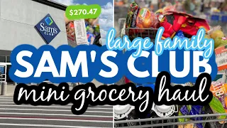 😍 Sams Club Grocery Haul | Shop with Me |  Large Family  ($270.47)😍