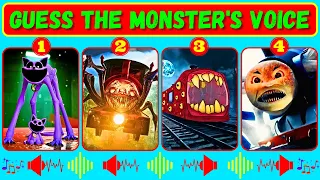 NEW Guess Monster Voice CatNap, Choo Choo Charles, Train Eater, Spider Thomas Coffin Dance