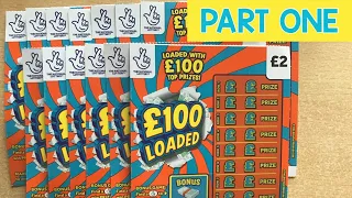 **BRAND NEW** £100 LOADED - part 1 - £2 scratch cards today - with Scratchcard chancer