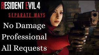 Resident Evil 4 Remake - Separate Ways DLC - No Damage, Professional, All Merchant Requests