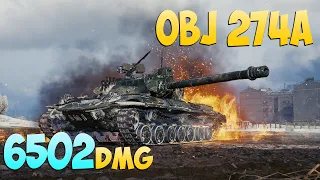 Obj 274a - 5 Frags 6.5K Damage - Punches! - World Of Tanks