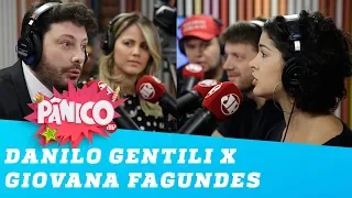 A TRETA entre Danilo Gentili e Giovana Fagundes!