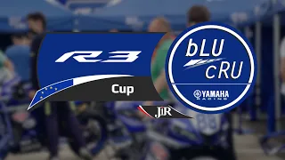 This is the 2021 Yamaha R3 bLU cRU European Cup!