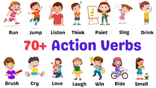 70+ Action Verbs | Learn Action Verbs Vocabulary In English With Pictures | English Vocabulary