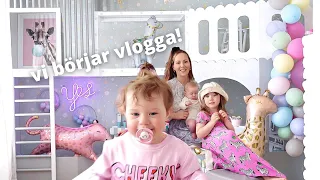 VÅR FÖRSTA VLOGG!! 3prinsessor