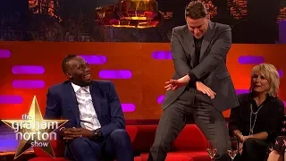 Channing Tatum Teaches Usain Bolt a New Dance Move | The Graham Norton Show