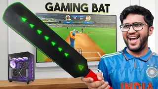 PLAYING CRICKET ON A GAMING BAT (PAISA BARBAAD?)